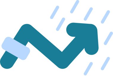 Yağmur. Web simgesi basit tasarım