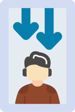 Moda biçimi izole edilmiş arkaplanda çağrı merkezi operatör simgesi