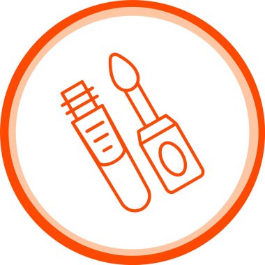 Liquid Ruj Simgesi, Web Kullanımı için Basit Vektör İllüstrasyonu