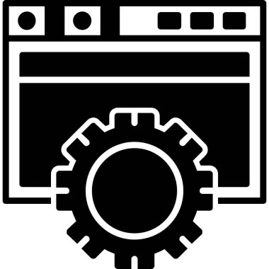 makine dişli ayarı simgesi