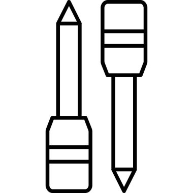 Web Kullanımı için basit vektör illüstrasyonu, kalem vektör simgesi