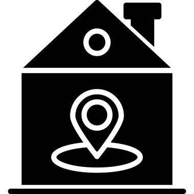 Harita işaretleyici. Basit resimleme