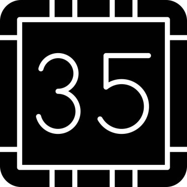 modadan izole edilmiş arkaplanda tarih simgesi