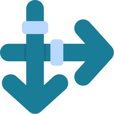 Yön. Web simgesi basit illüstrasyon