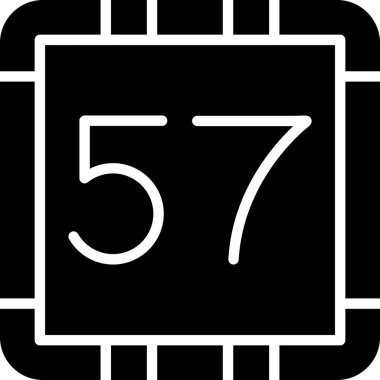 Modern dijital simgenin vektör illüstrasyonu