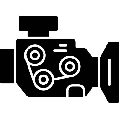 Kamera. Web simgesi basit tasarım