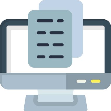 Yazıcı simgesi, vektör illüstrasyonu