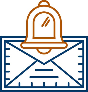 Web Kullanımı için E- posta Simgesi, Basit Vektör İllüstrasyonu