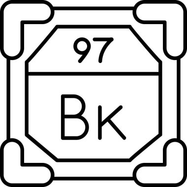 element simgesi vektör illüstrasyonu