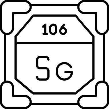 Modern bir binanın basit bir simgesinin vektör çizimi