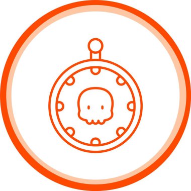 Web Kullanımı için Pusula Simgesi, Basit Vektör İllüstrasyonu