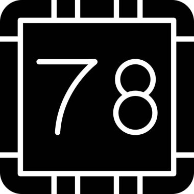 Modern takvim simgesinin vektör illüstrasyonu