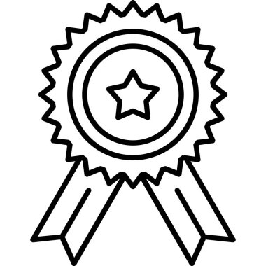 Ödül. Web simgesi basit illüstrasyon