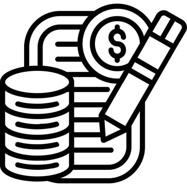 Dolar para simgesi taslak biçiminde