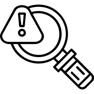 Arama simgesi vektör illüstrasyonu