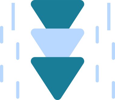 Yön yönü ok simgesi doldurulmuş - özet biçimi