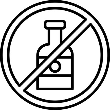 şişe simgesi vektör illüstrasyonu