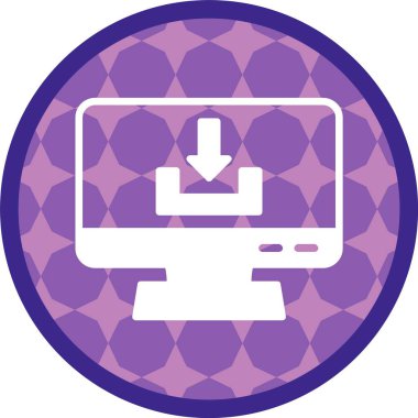 Web Kullanımı için Simge İndir, Basit Vektör İllüstrasyonu