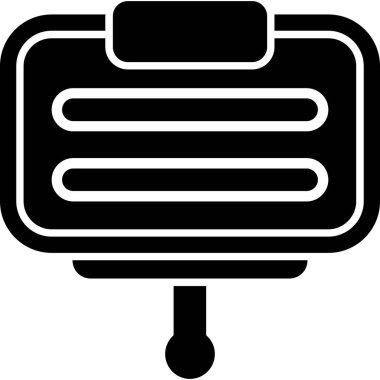 tıbbi ve sağlık çizgisi vektör simgesi.