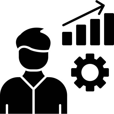 iş simgesi, vektör resimleme