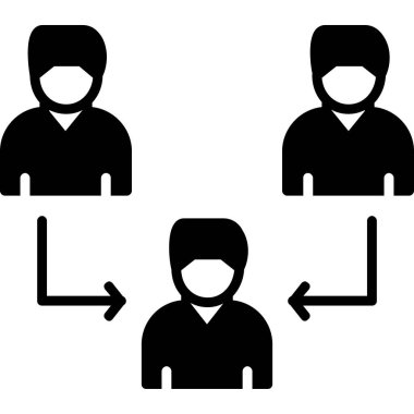 iş simgesi vektör illüstrasyonu