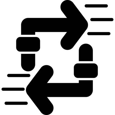 ok simgesi, vektör illüstrasyonu