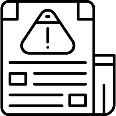 belge dosya dizini simgesi ana hat biçiminde