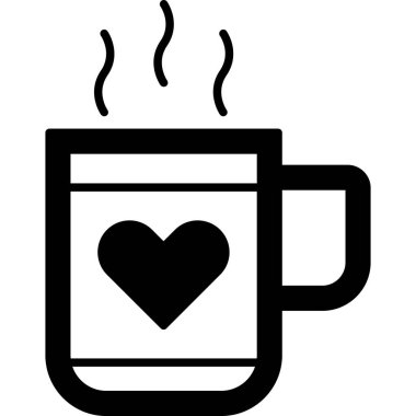 Sıcak kahve fincanı ikonu. Beyaz arkaplanda izole edilmiş web tasarımı için sıcak kahve vektörü simgesi ana hatları