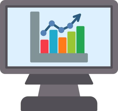 İş analizi vektör simgesi