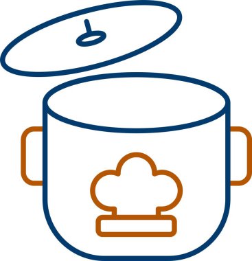 Beyaz bulut simgesinin vektör çizimi