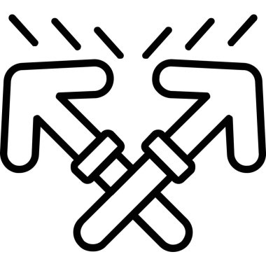 Halat bariyeri simgesi. beyaz arkaplanda izole edilmiş web tasarımı için ana bariyer vektör simgesi