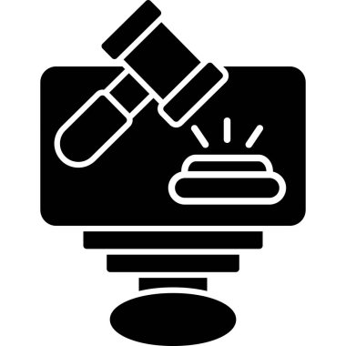 Mahkeme hukuku adalet simgesi