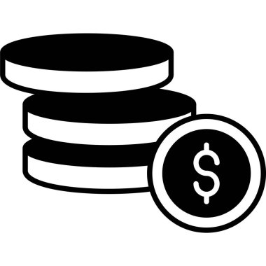 Bozukluklar. Web simgesi vektör illüstrasyonu