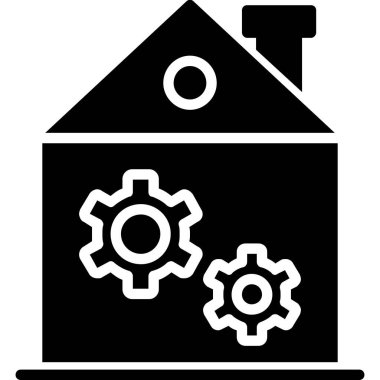 dişli simgesi vektör illüstrasyonu