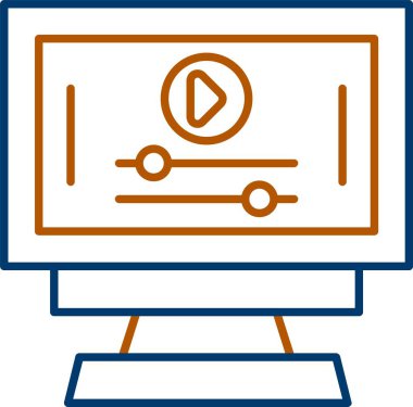 Web Kullanımı için Görüntü Simgesi, Basit Vektör İllüstrasyonu