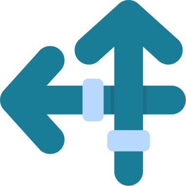 Yön. Web simgesi basit illüstrasyon