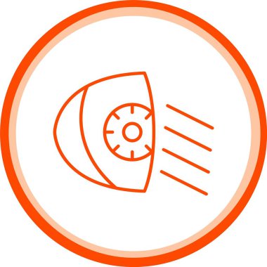 Otomobil Işıkları Simgesi, Web Kullanımı için Basit Vektör İllüstrasyonu