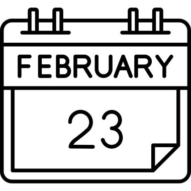 Tek bir günlük takvimde 24 Şubat tarihi