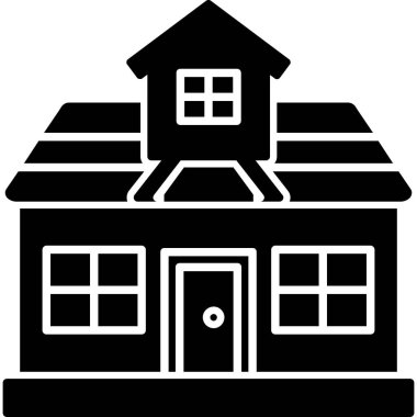 ev simgesi vektör illüstrasyonu