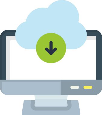 dizüstü bilgisayar simgesi, vektör illüstrasyonu