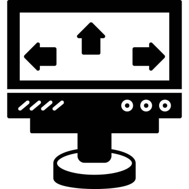 izleyici ikon vektör illüstrasyonu