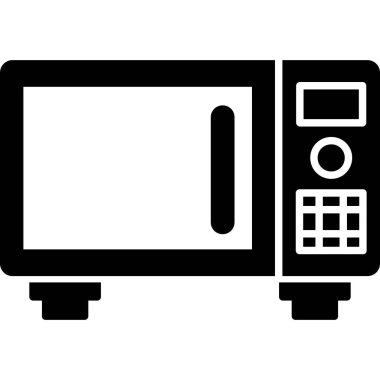 mikrodalga simge vektör çizim