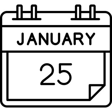 Şubat 25 - Takvim simgesi, Şubat günü