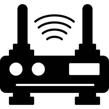 Wifi simgesi, vektör illüstrasyonu