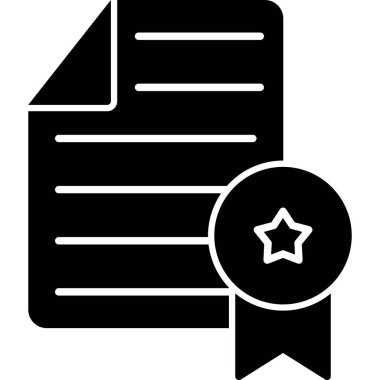 Moda biçimi izole edilmiş arkaplan sertifika simgesi