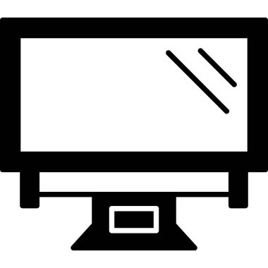 bilgisayar ekranı vektör simgesi