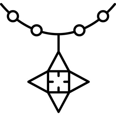 Astroloji burç simgesi ana hatlar biçiminde