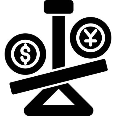 Dolar. Web simgesi basit illüstrasyon