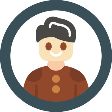 İnsan simgesinin vektör illüstrasyonu