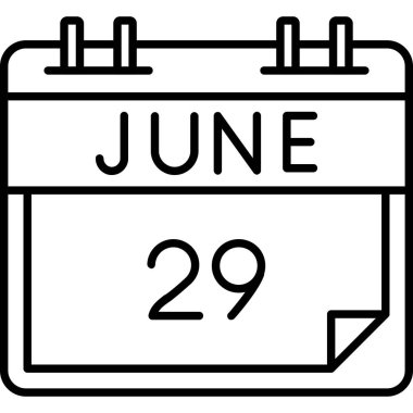 Tek günlük takvimde 29 Haziran tarihi